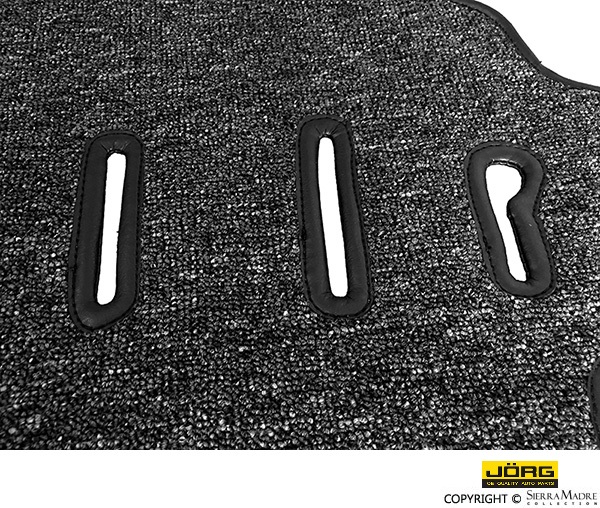 Porsche Carpet Floor Mat Set - Loop - 911/912 Coupe 65-68 SMC-000-226-01