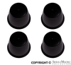 Porsche Center Cap Set - 924 76-85 SMC-601-151