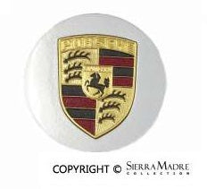 Porsche Center Cap Silver with Crest - 911/924/928/944 77-91 928-361-032-11