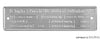 Porsche Chassis ID Plate - 356C Reutter 000-723-009-06