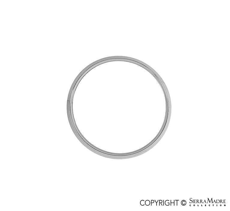 Porsche Chrome Instrument Gauge Bezel - 356 55-65 356-741-001
