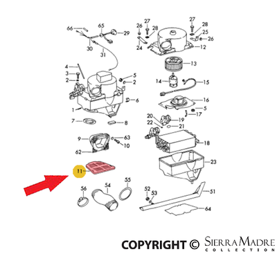 Porsche Circuit Cover - Solid - 911/912 65-69 901-504-077-30