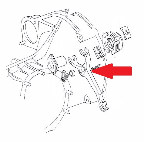 Porsche Clutch Release Fork - 901/902 Transmission - 911/912/914 901-116-712-00