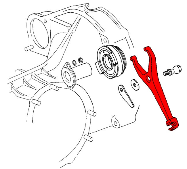 Porsche Clutch Release Fork - 911 70-73 911-116-712-01