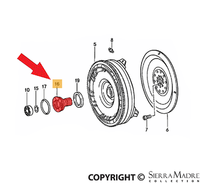 Porsche Clutch Support - 911 70-83 925-116-020-01