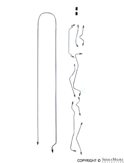 Porsche Complete Brake Line Kit - 911/912 65-67 901-355-600-67