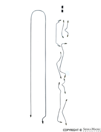 Porsche Complete Brake Line Kit - 911/912 65-67 901-355-600-67