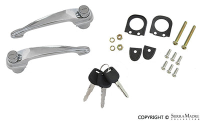 Porsche Complete Door Handle With Lock And Keys Set SMC-000-819