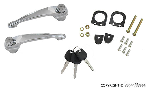 Porsche Complete Door Handle With Lock And Keys Set SMC-000-819