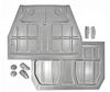 Porsche Complete Floor Pan Kit - 356A/356B/356C 55-65 SMC-501-050-01