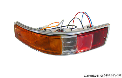 Porsche Complete Taillight Assembly - Euro - Left - 911/912 65-68 901-631-403-00