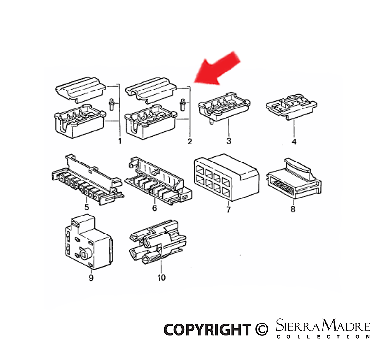 Porsche Contact Pin - 911/924/944/968 87-89 999-652-371-12
