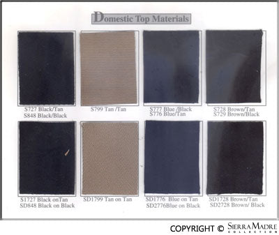 Porsche Convertible Top - 944/968 Cabriolet SMC-000-370