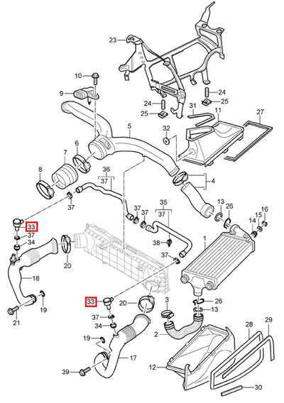 Porsche Cut-Off Valve for Turbo - 911 10-13 9A1-110-337-70