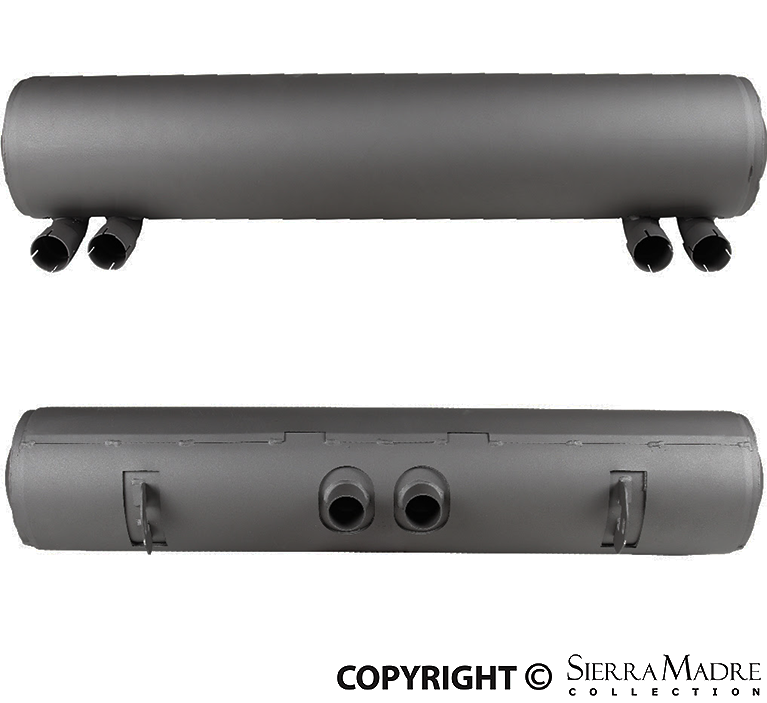 Porsche Dansk Muffler - Euro - 356B/356C/912 616-111-016-05