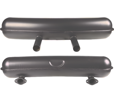 Porsche Dansk Sport Muffler - 50mm - 911 2.0 - 2.2 - 2.4 - 2.7 65-77 92-510DUAL