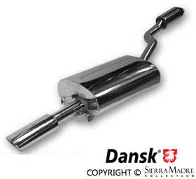 Porsche Dansk Sport Muffler - Polished Stainless - 944 87-91 92-442S