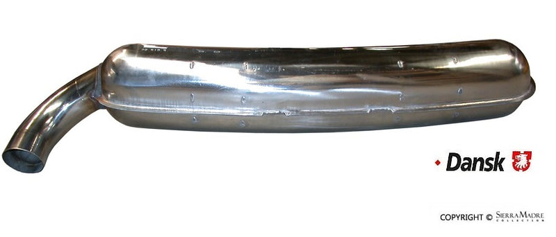 Porsche Dansk Sport Muffler - Stainless - 911 3.2 92-512S