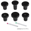 Porsche Dash Knob Set - 911/912 65-73 SMC-552-01-BLK