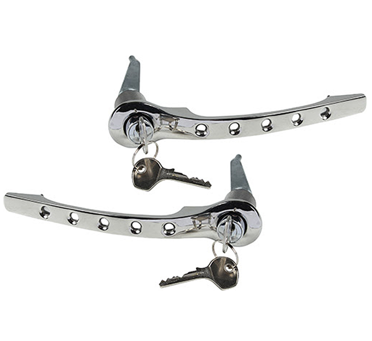 Porsche Door Handle Set with Custom Holes - 911 65-67 SMC-531-061-20