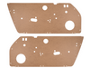 Porsche Door Panel Set - Bare - 911/930/964/993 74-98 911-555-031-55