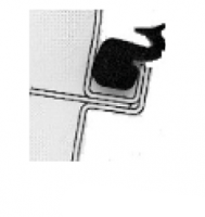 Porsche Door Seal - Coupe - 911/912 65-73 901-531-093-23