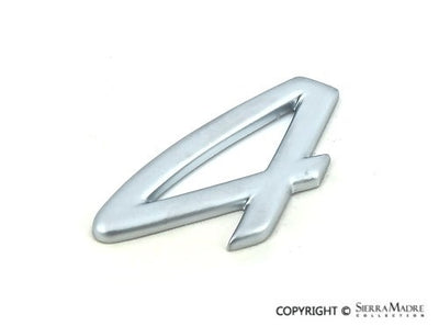 Porsche Emblem ''4'' for Decklid - 911 06-12 997-559-241-01