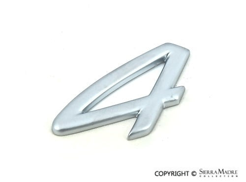 Porsche Emblem ''4'' for Decklid - 911 06-12 997-559-241-01