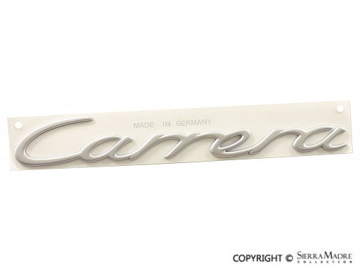 Porsche Emblem ''Carrera'' - Matte Chrome - for Decklid - 911 05-12 997-559-237-01