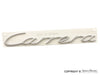 Porsche Emblem ''Carrera'' - Matte Chrome - for Decklid - 911 05-12 997-559-237-01