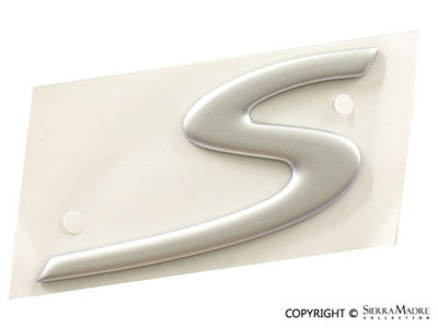 Porsche Emblem ''S'' for Decklid - 911 05-12 997-559-243-00