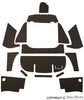 Porsche Engine Compartment Insulation Kit - 356AT2/356BT5 Coupe 644-551-981-02
