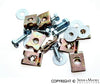Porsche Engine Grille Screw & Nuts - 356BT6/356C 644-512-002-00