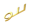 Porsche Engine Lid 911 Emblem - Gold 64-66 901-559-305-21