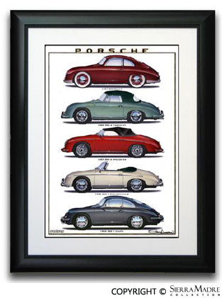 Porsche Factory Authorized Porsche Print - 356 - by Steve Anderson SMC-000-867