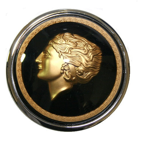 Porsche Flat 4 Banjo Horn Button Golden Lady - All 356 50-65 IN-203
