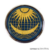 Porsche Flat 4 Banjo Horn Button - Sun & Moon - 356 - 356A - 356B - 356C IN-204