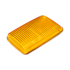 Porsche Fog Light Lens - Yellow - Left - 964 89-94 1305621257