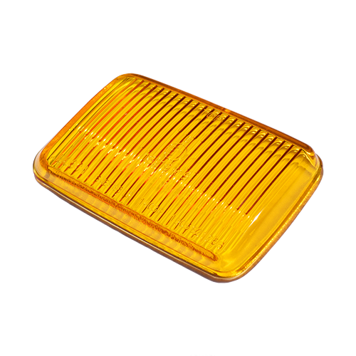 Porsche Fog Light Lens - Yellow - Right - 964 89-94 1305621258