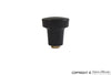 Porsche Fresh Air Knob - 356B/356C 644-552-810-01-BLK