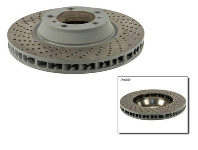 Porsche Front Brake Disc - Left - 911 02-08 997-351-409-90