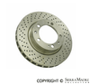 Porsche Front Brake Disc, Left, 911/C4 95-98 993-351-043-01