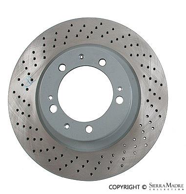 Porsche Front Brake Disc - Left - 911 Turbo 91-92 965-351-043-00