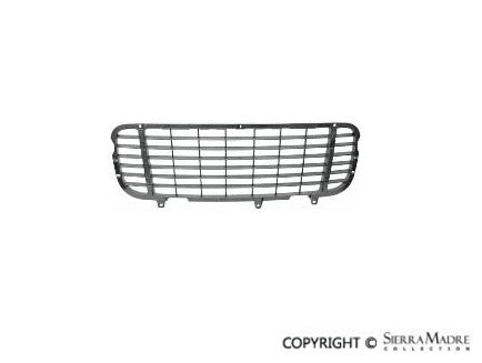 Porsche Front Ventilation Grille - Satin Black - Cayenne 07-10 955-505-683-11-9B9