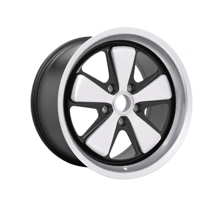 Porsche Fuchsfelge Wheel - Silver Satin Black - 19 in SMC-16-178