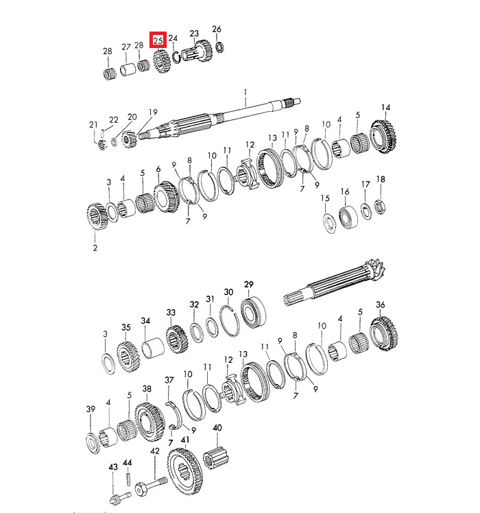 Porsche Gear Wheel - 914 70-76 905-302-223-00