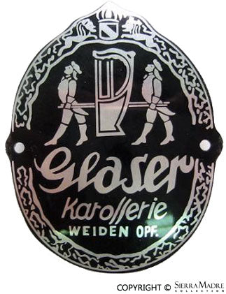 Porsche Glaser Coach Builder Badge 356 Cabriolets - All 356s 50-65 644-723-010-00