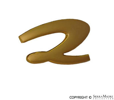 Porsche Gold 2 Emblem - Carrera 644-559-306-06