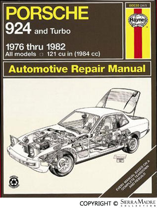 Porsche Haynes Repair Manual 924 76-82 104134