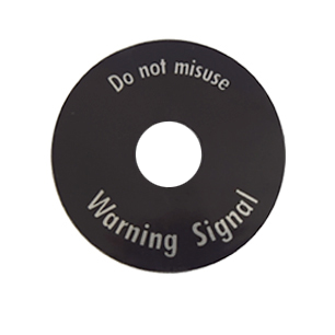 Porsche Hazard Warning Light Decal - 911/912 65-69 901-613-629-02